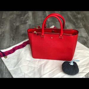 Tory Burch Robinson Perforated Small Handbag